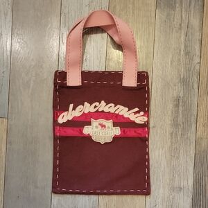 Abercrombie & Fitch Pink and Brown Kids Tote Bag